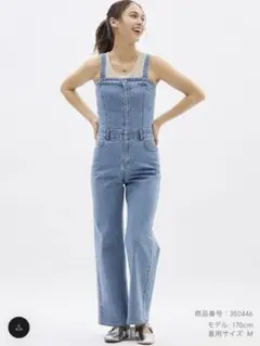 GU サロペットデニム