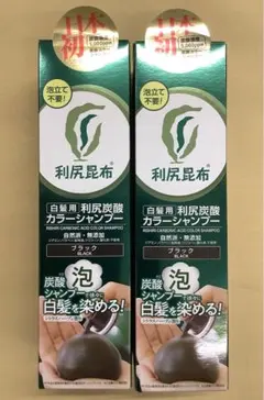 利尻炭酸カラーシャンプー☆ブラック4本 爆買【ポイント5倍】利尻 炭酸カラーシャンプー ブラック 180g