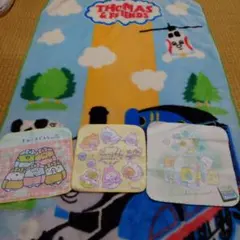 すみっコぐらし　タオルハンカチ　3枚