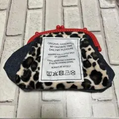 ハンドメイド がま口ポーチ
