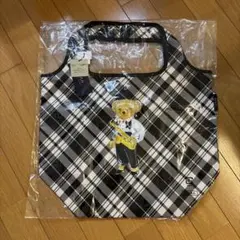 ポロ ラルフローレン ポロベア エコバッグ チェック　未使用品