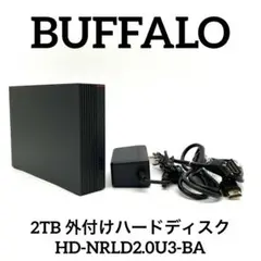 BUFFALO 外付けHDD 2TB HD-NRLD2.0U3-BA - メルカリ