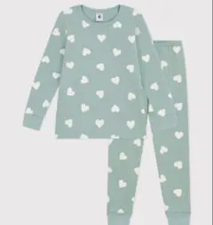 【美品】プチバトー　ハート柄　キッズ　パジャマ　2ans