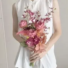 ウェディングブーケ　クラッチブーケ