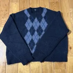 ユニクロ　アーガイル柄セーター