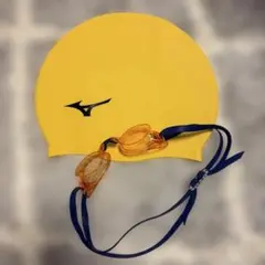 MIZUNO スイムキャップ ゴーグルセット