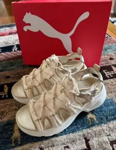 PUMA サンダル Man深澤辰哉 目黒蓮 23cm SnowMan PUMA サンダル シリア ウェッジ 目黒蓮 深澤辰哉 厚底