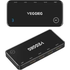 VEGGIEC HDMI切替器 HDMI Ver2.0 セレクター 3入力1出力