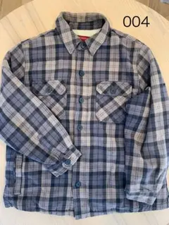 [004]アメカジ古着　Merona チェック柄 フリースジャケット XL