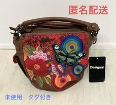 Desigual 刺繍入りショルダーバッグ　ハンドバッグ