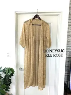 HONEYSUCKLE ROSE 花柄ロングワンピース