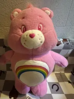 ケアベア 羊毛フェルト風BIGぬいぐるみ2 ピンク