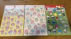 ペタペタシール　マイメロ　キキララ　サンリオキャラクターズ　ダイソー