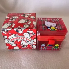 レトロ ハローキティ ジュエリーボックス 赤