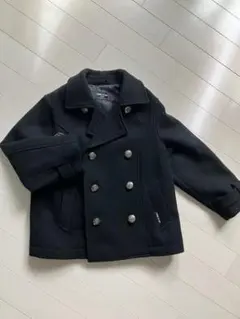 コムサイズム　ウールコート 黒 120cm