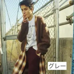 PHEENY フィーニー　ニットカーディガン　ジップアップ