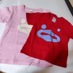 United Athle Tシャツ 130cm ピンク 100cm レッド