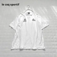 ルコックスポルティフ　ポロシャツ　Tシャツ　襟付き　マラソン　コラボ　白　Mのサムネイル