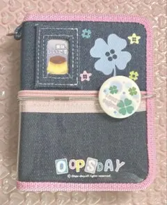 平成レトロ シール帳セット デニムバインダー クローバー