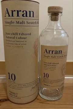 Arran 10年 シングルモルトスコッチウイスキー 空き瓶、空箱 即購入可