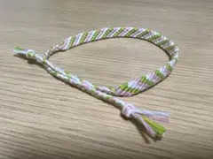 ハンドメイド ミサンガ ブレスレット 3色