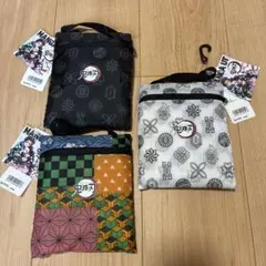 鬼滅の刃 ユニクロ UNIQLOコラボ エコバッグ 日輪刀 白