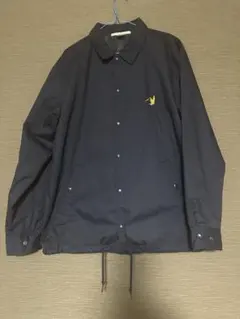 Creema BLUEWHITE ネイビー ナイロンジャケット　オシャレ着