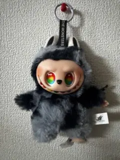 らぶぶ　ぬいぐるみ　キーホルダー　グレー