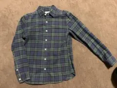 FREAK'S STORE 緑と青のネルシャツ Mサイズ