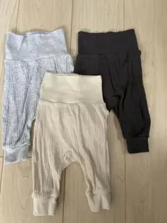H&M リブ編みパンツ&ロンパース6点セット