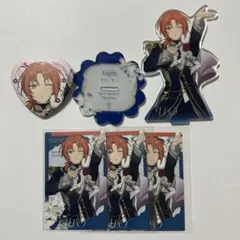 あんスタ 月永レオ スタフォニ アクリルスタンド 缶バッジ カード