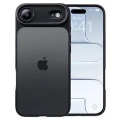 CASEKOO iPhone16Pro ケース 耐衝撃 滑り止め マットブラック