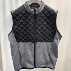 junさまadidas キルティング ベスト グレー/ブラック