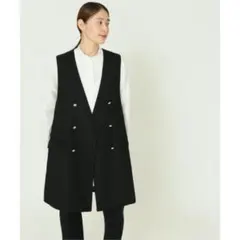 ジャーナルスタンダードレサージュ　ウールトリコチンノーカラーベスト　ジレ　美品