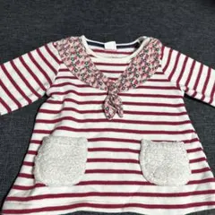 ボーダーカットソー