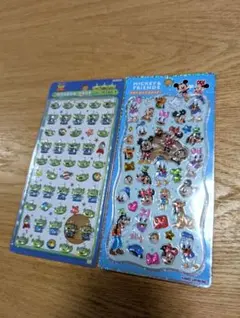 ミッキーフレンズ　プチドロップステッカー　リトルグリーンメン　ボンボンドロップ