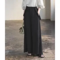 noble ファジーリネンサスペンダー2wayワイドパンツ
