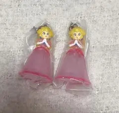 スーパーマリオ めじるしアクセサリー2 ピーチ　2個セット