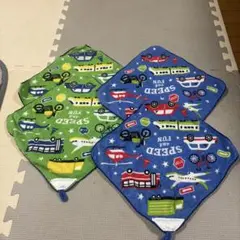 ループ付タオル 乗り物デザイン