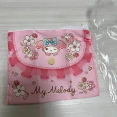 My Melody コインケース ピンク 花柄