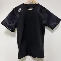 asics バレーボールシャツ L ブラック