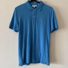 LACOSTE 青 ポロシャツ