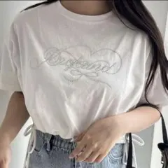 【着用1回のみ】OLIVE des OLIVE カラフルTシャツ ホワイトのサムネイル