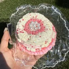 スクイーズ　捏捏　ピンクホールケーキ　kikisquishy