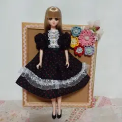 ドール服…No.377~ジェニーちゃんサイズのワンピース