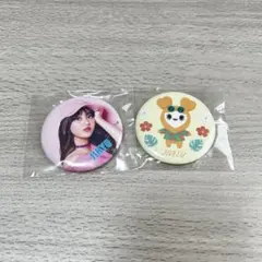 TWICE ジヒョ 缶バッジ 缶バッチ 2種セット
