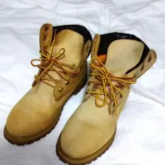 （美品）ティンバーランドハイカットイエローブーツ23.5センチ