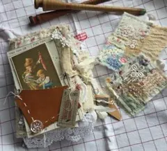 ビンテージ風クラフト素材セット② - メルカリ