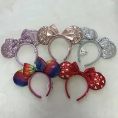 ディズニーカチューシャセット5点