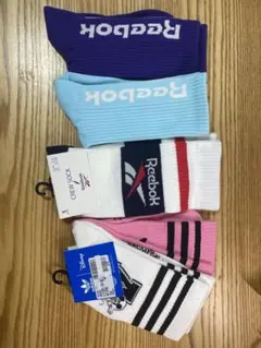 Reebok adidasソックス 5足セット